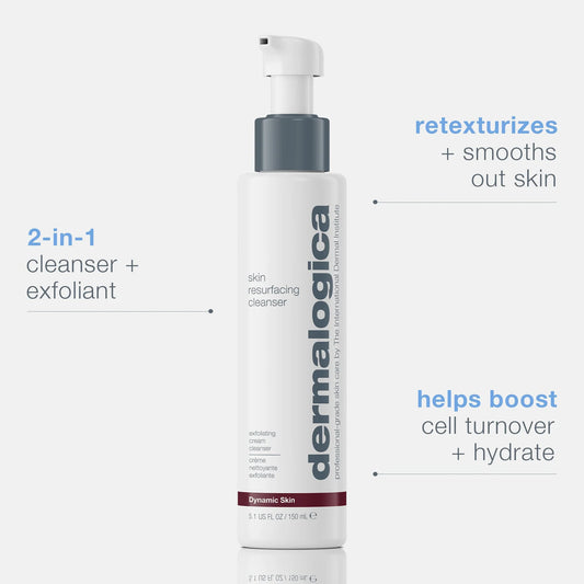 Skin resurfacing cleanser